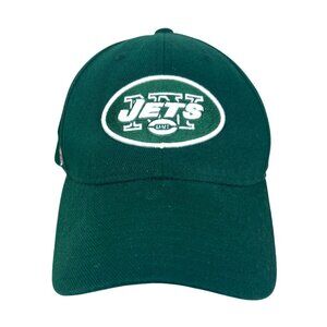 Vintage New York Jets NFL Reebok Authentic Sideline Football Hat Cap Green Embro